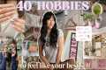 40 HOBBIES to BOOST DOPAMINE⭐️ (avoid 