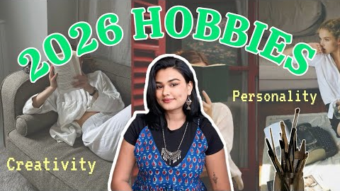 12 HOBBIES TO TRY IN 2026 TO STOP SCROLLING ✨ #hobbies #selfimprovement 