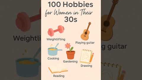 10 Hobbies for Women in Their 30s – Stay Inspired & Thrive! #shorts