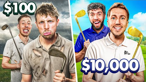 BIG WEDGE $100 VS $10,000 GOLF CLUBS!