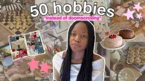 HOBBIES TO START IN 2026 *no more doomscrolling* 🌟 cool, fun, & creative