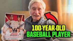 100-YEAR-OLD BASEBALL LEGEND OPENS UNRELEASED TRADING CARDS 🥹