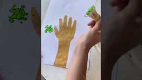 🎨✨ Cotton Bud Paint Craft Activity For Kids!