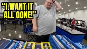 He Wanted ALL His Sports Cards Gone at the Card Show!