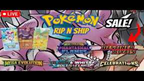 LIVE Pokemon RIP N SHIP! BOOSTER PACK SALE!