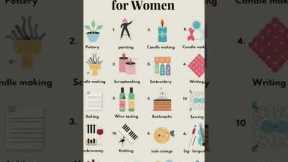 Best hobbies for women to improve life #music #world #beingmyself #mylife #women