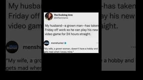 husband takes day off for gaming | Subscribe for more #motivation 😊👍