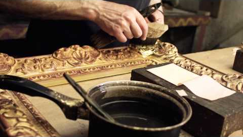 Creating a gilt frame