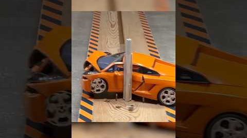RC Lamborghini vs Real Lamborghini Crash Test Which is SAFER?