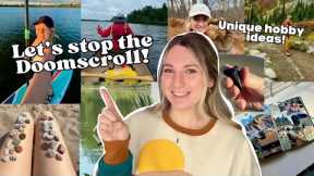 Unique hobby ideas you can try (to stop doomscrolling!)