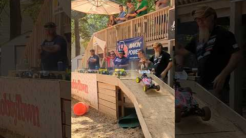 1/8th Nitro racing at Powerline RC #offroad #racing #rc #car