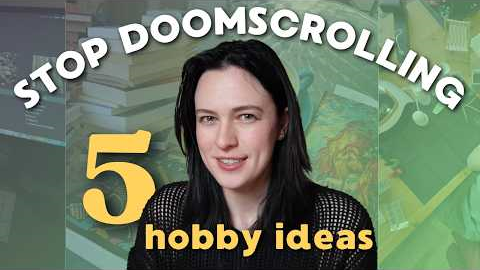 Try these anti-brainrot hobbies! (activities to stop doom scrolling)