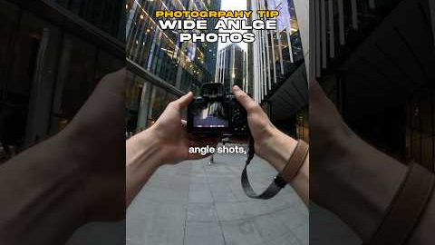 Wide angle photography trick 📸