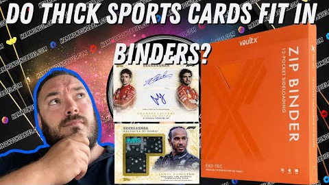 Which Binders to use to store Your Thicker Sports cards?