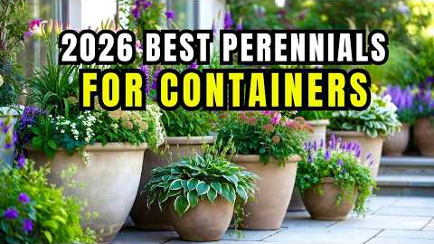😍 10 Easiest Perennials for Container Gardening 🌿(Low Effort, Big Impact!)👌