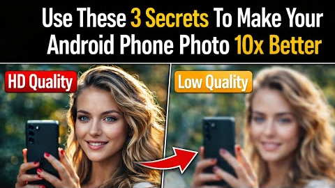 Turn Any Normal Photo Into HDR in 30 Seconds (Android Photography Trick)# tutorial # adjusting 
