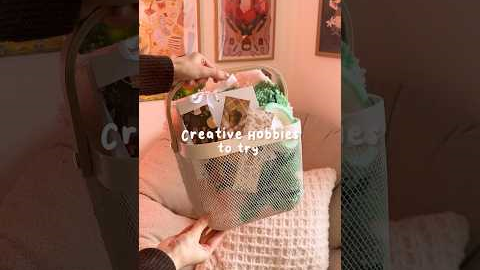 Creative Hobbies To Try! 🧶🧺 #cozyhobbies #cozycrafts