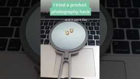 Jewelry Photography Hack U Have To Try! Results are at the end💡#hacks#jewelry#photography#shorts