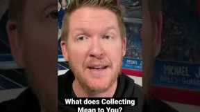 What Does Card Collecting Mean to You? #thehobby #whodoyoucollect