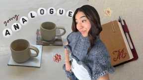 going analogue (finding new hobbies!)