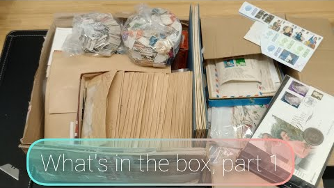A Joyful Hobby 🎶, what's in the box of stamps part 1