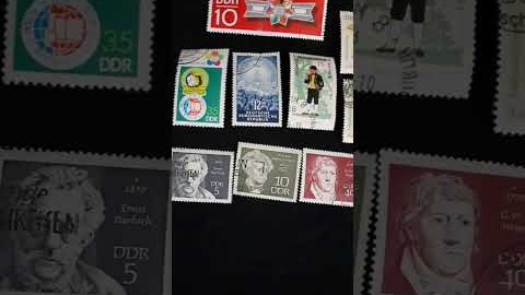 Stamp Collecting: Episode 1 A Nice Collection of CTO Stamps From Germany(DDR) Found So Far.