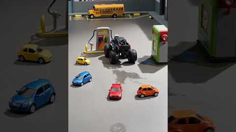 MONSTER TRUCK VS 5 CARS! WHO SURVIVES? - RC Experience