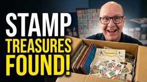 I bought 2 boxes of old stamps for $50 - Let's Unbox!