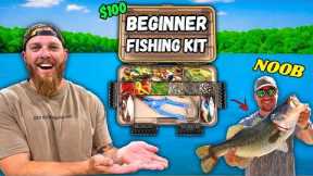 I Built a $100 Bass Fishing Kit for a Beginner...(He Caught a BIG!)