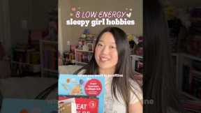 low commitment, sleepy girl hobbies!! 🛌💖🧸 #booktube #booklover #hobbies #hobbyideas