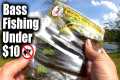 Start Bass Fishing For Less Than TEN