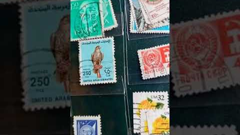 king of Hobbies- stamps of different countries- part-2( background music requested by meren lkr)