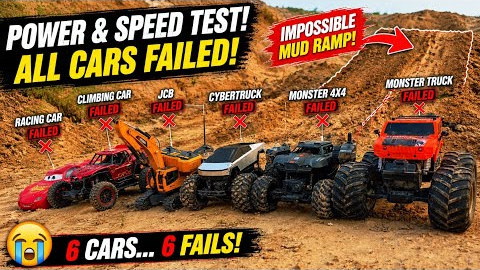 ALL RC CARS FAILED on Impossible Mud Ramp! 😱