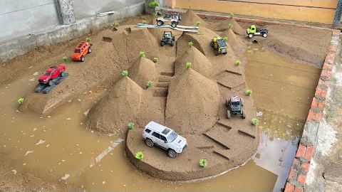 🚙🔥 RC Off Road Mountain Challenge – Some Cars Made It, Others Failed in the Water!