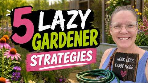 🌿 5 LAZY GARDENER Tips 😄 Work Smarter, Not Harder!