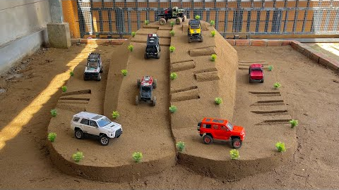 RC Cars vs Giant Sand Mountain Challenge!