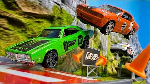 FAST CARS - BIGGER JUMPS! / Muscle Car Rally Tournament