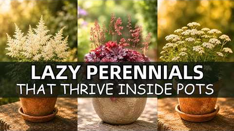 20 Lazy Perennials That Thrive In Pots (No Maintenance Needed)