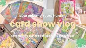 going to my first card show (as a casual pokémon card collector) ☆彡 cute card haul // binder tour