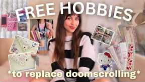 30+ HOBBIES to replace screen time⭐️💻 (all free)