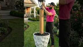 Perfect Garden Decor in 5 Minutes! 🌸 DIY Planter Lantern #garden #gardening #diy