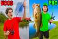 Noob vs Pro Fishing Challenge