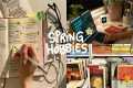 hobbies in spring: messy art,