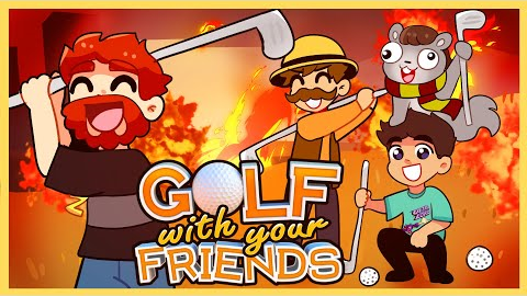 GOLFING THROUGH LITERAL HELL!! | Golf with your Friends!