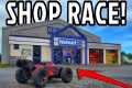 Racing RC Cars In Shopping Mall